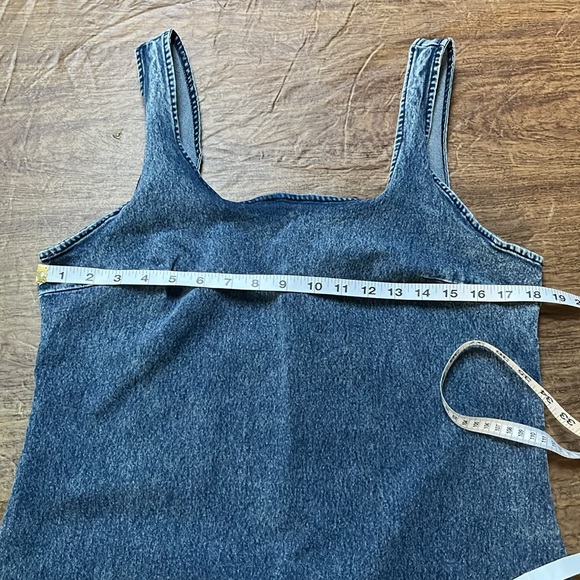 Derek Heart Denim Mini Dress Blue Size 1X - Picture 12 of 13